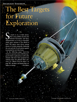The Best Targets for Future Exploration