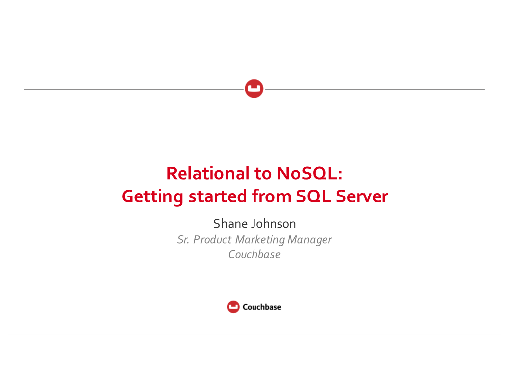 (SQL Server) Nosql