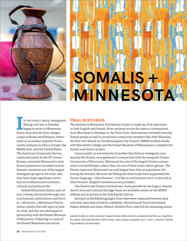 Somalis + Minnesota