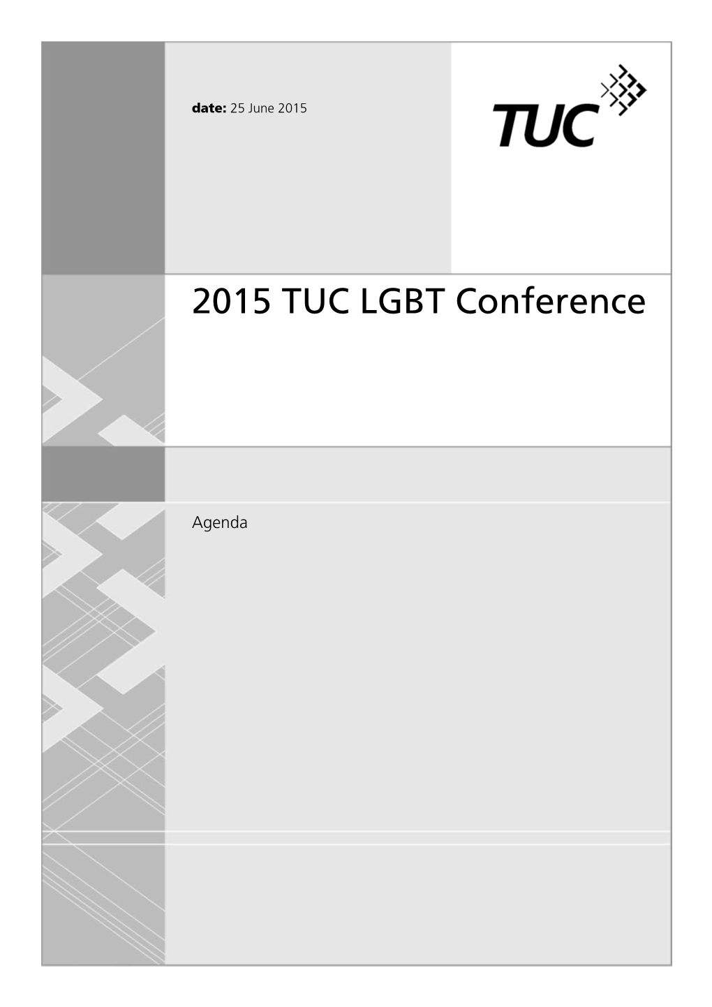 2015 TUC LGBT Conference