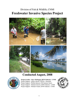 Publication: CNMI DFW. 2008. Freshwater Invasive Species Project