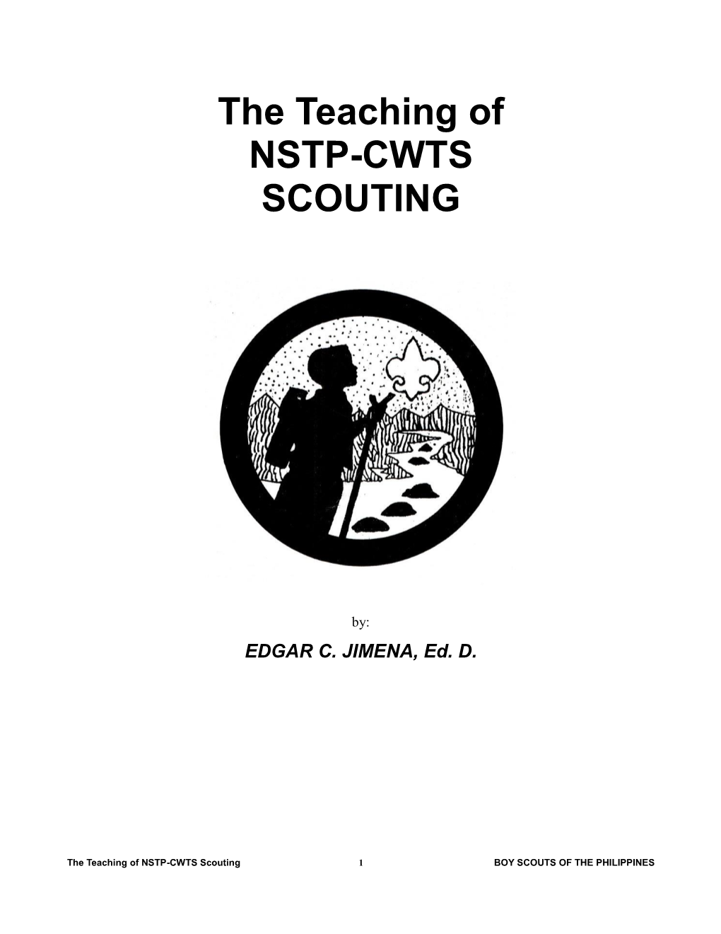 The Teaching of NSTP-CWTS SCOUTING