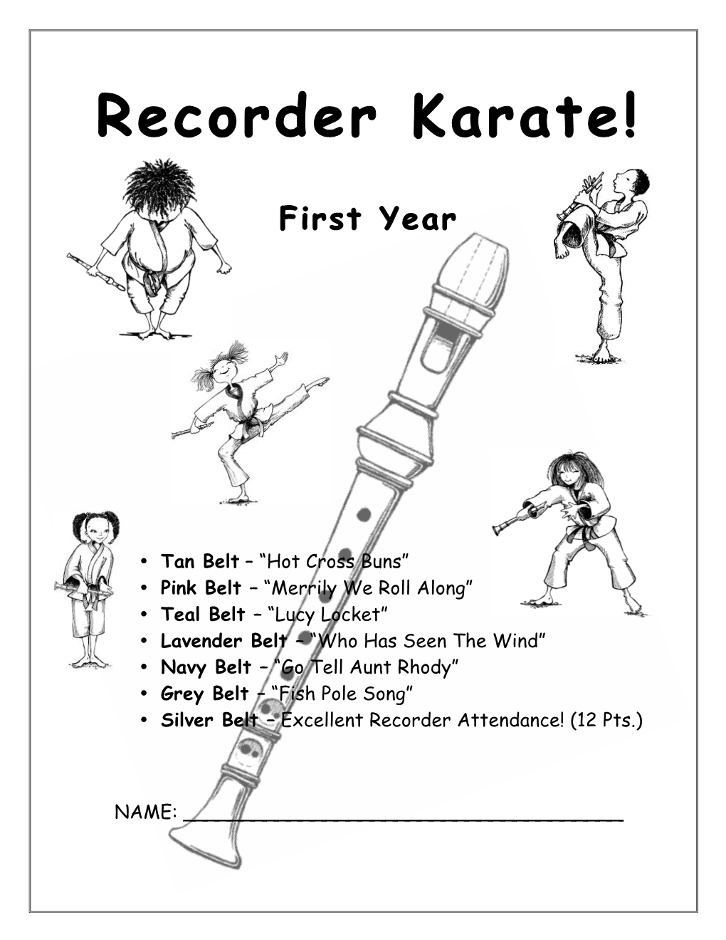 3Rd Grade Recorder Book