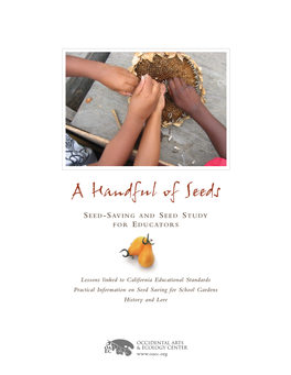 A Handful of Seeds, Seed Saving Curriculum