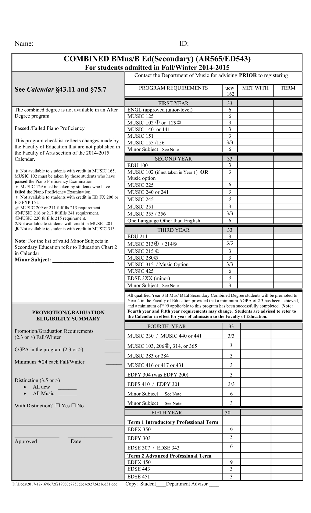 COMBINED BA(Drama)/Bed (Secondary)( Arxxx/ED Xxx)