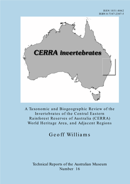 Williams: CERRA Invertebrates 3