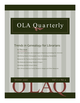 OLA Quarterly