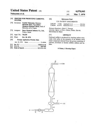 United States Patent (19) 11) 4,078,045 Nakayama Et Al