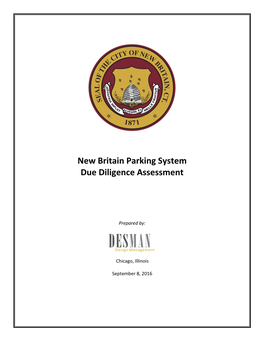 New Britain Parking System Due Diligence Assessment