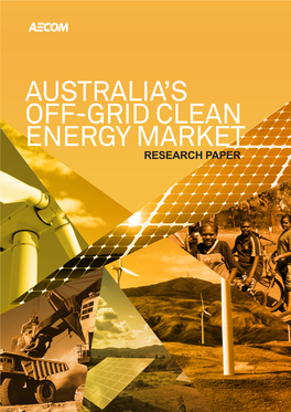 Australia's Off-Grid Clean Energy Market Research Paper
