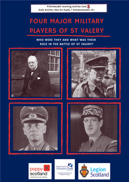 Four Major Military Players of St Valery