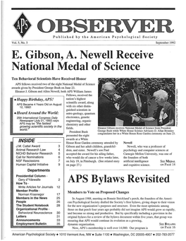 OBSERVE4:R Published by the American Psychological Society