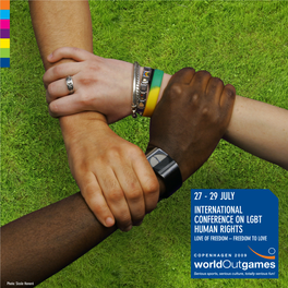 International Conference on LGBT Human Rights Love of Freedom – Freedom to Love