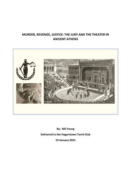 Murder, Revenge, Justice: the Jury and the Theater in Ancient Athens