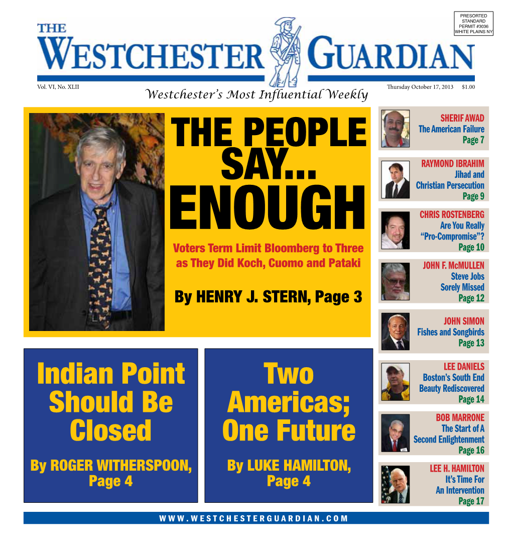 Read the Westchester Guardian