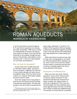 Roman Aqueducts Marvels of Engineering