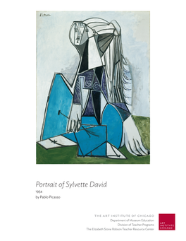 Portrait of Sylvette David 1954 by Pablo Picasso