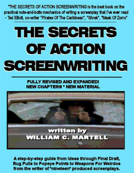 Secrets of Action Screenwriting the William C Martell.Pdf