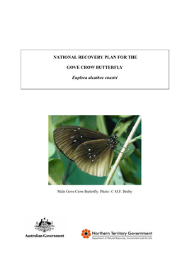 National Recovery Plan for the Gove Crow Butterfly Euploea Alcathoe Enastri