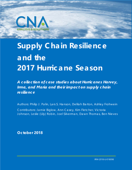 Supply Chain Resilience and the 2017 Hurricane Season