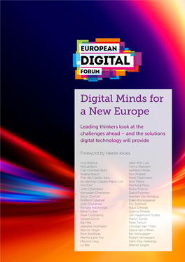Download Digital Minds for a New Europe