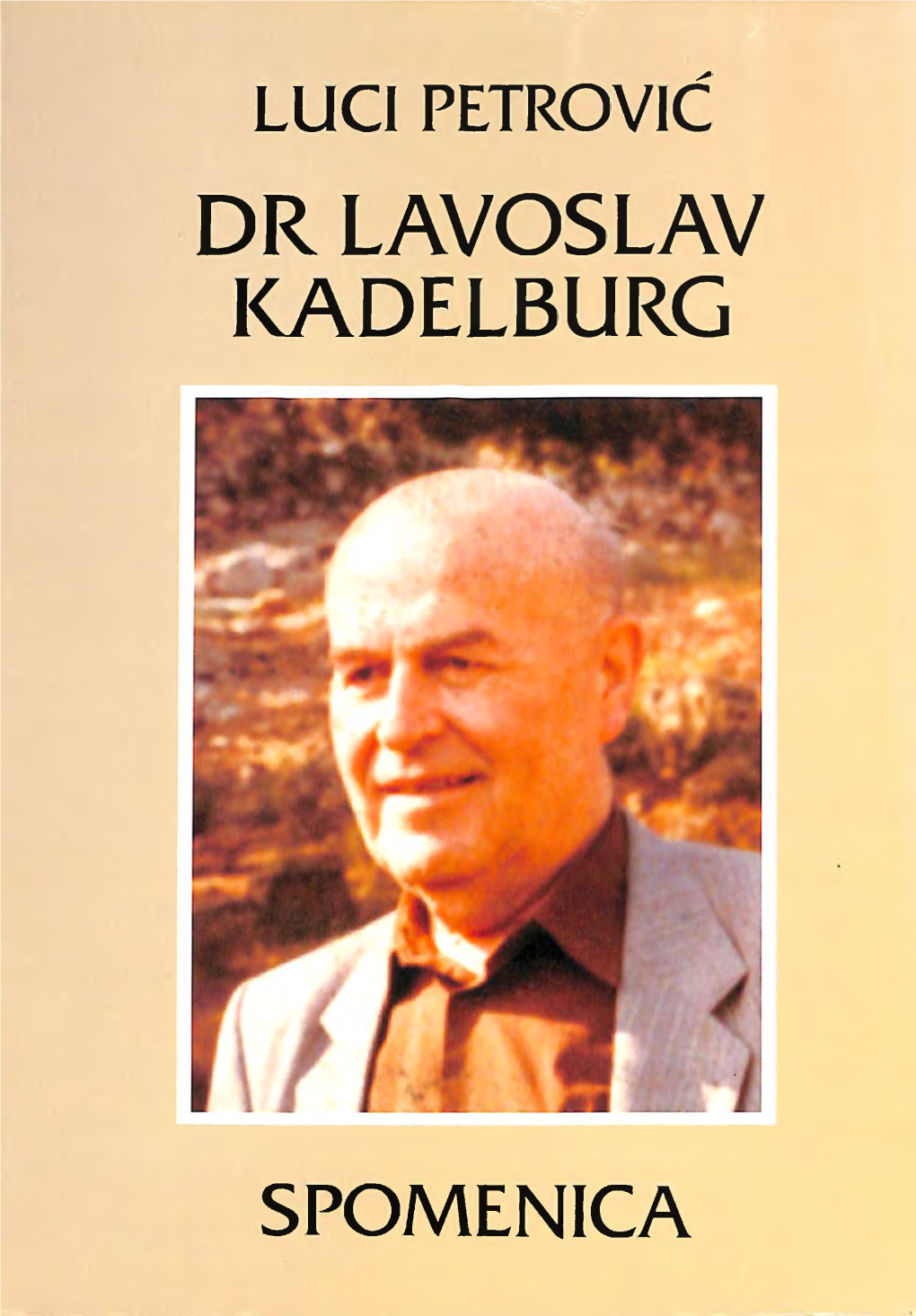 Dr Lavoslav Kadelburg