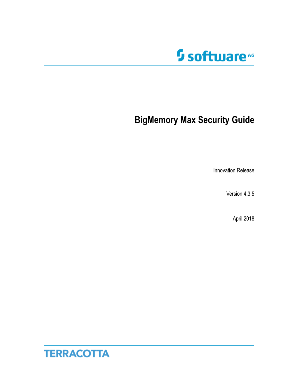 Bigmemory Max Security Guide