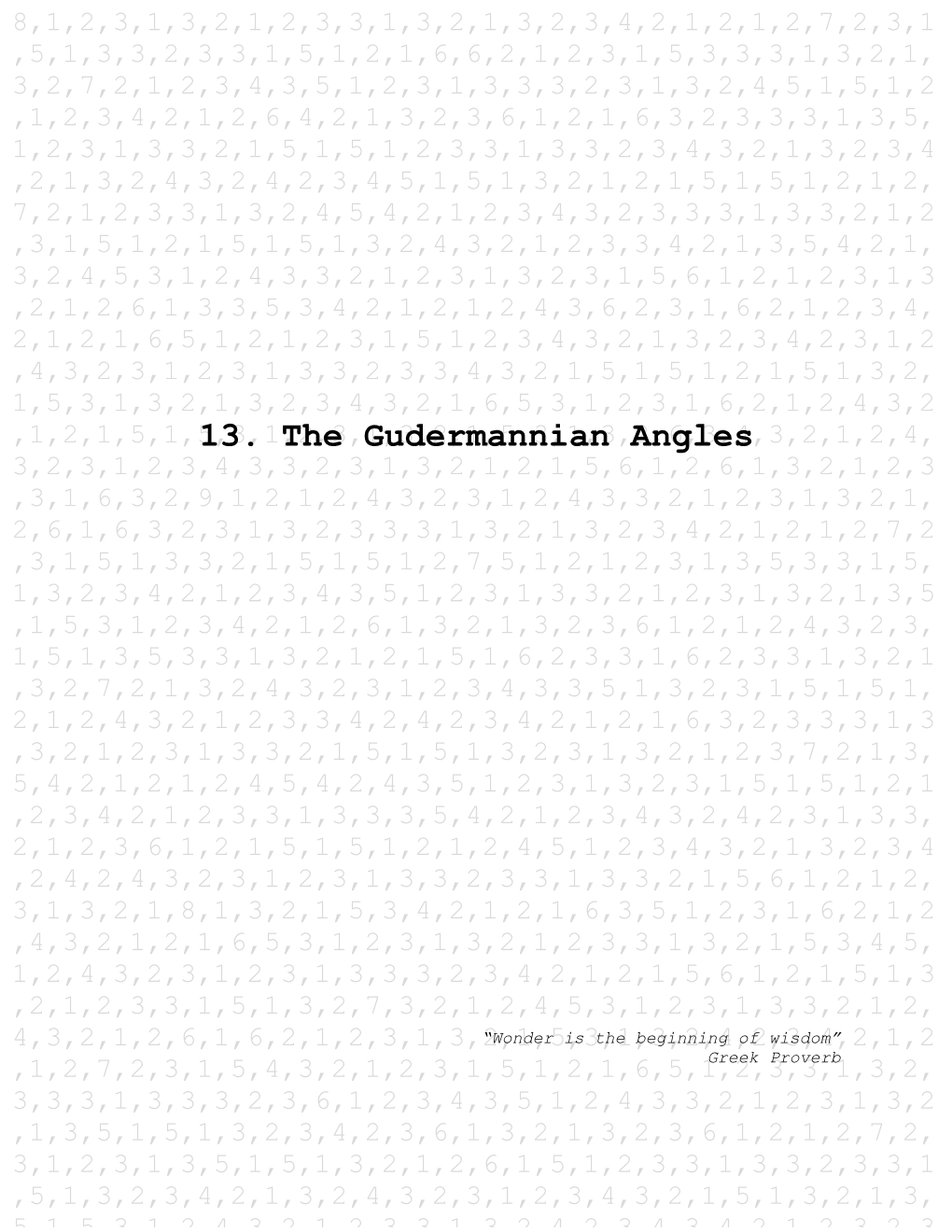 The Gudermannian Angles 4, 3,2,3,1,2,3,4,3,3,2,3,1,3,2,1,2,1,5,6,1,2,6,1,3,2,1,2,3