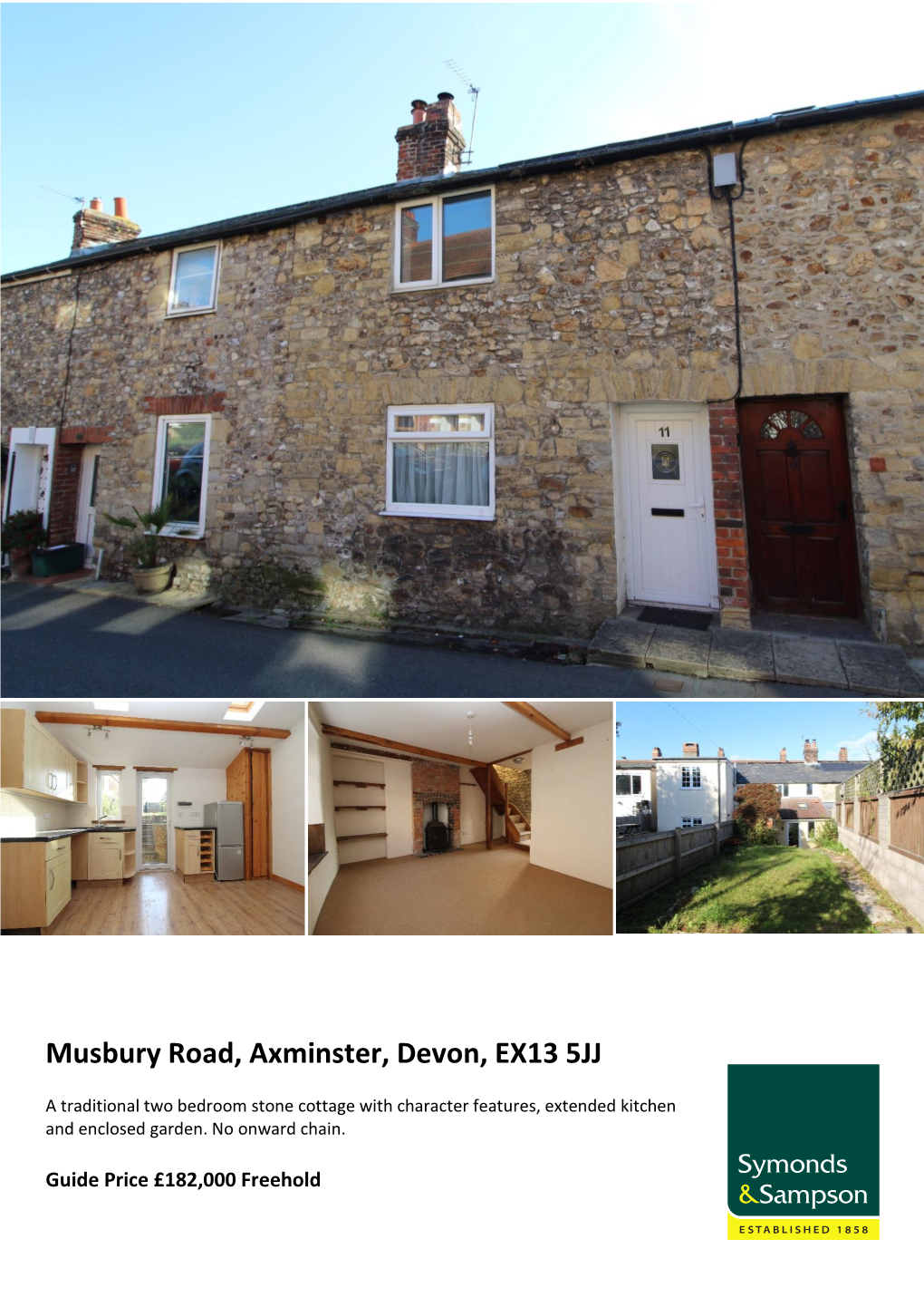 Musbury Road, Axminster, Devon, EX13 5JJ