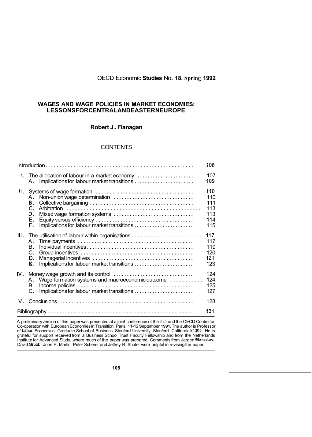 Wages and Wage Policies in Market Economies: Lessonsforcentralandeasterneurope