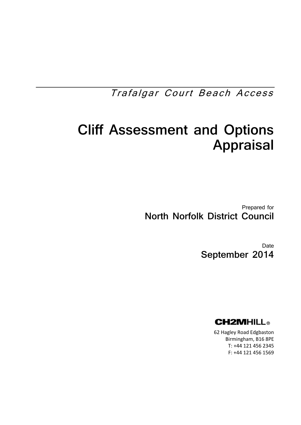 Mundesley Cliffs Trafalgar Court Beach Access 2014