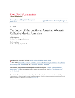 The Impact of Hair on African American Women's Collective