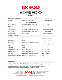 Download Michael's Resume