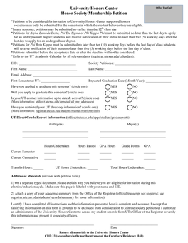 Generic Petition Form 2