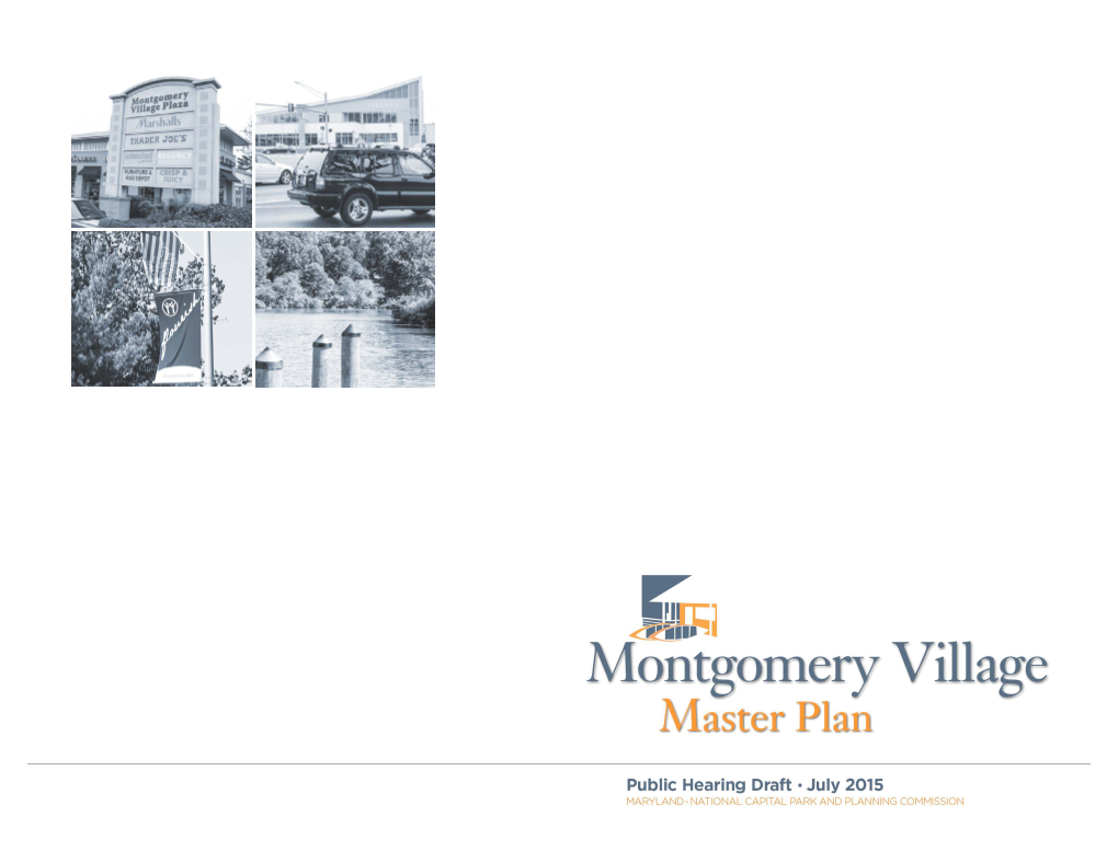 Public Hearing Draft of the Montgomery Village Master Plan
