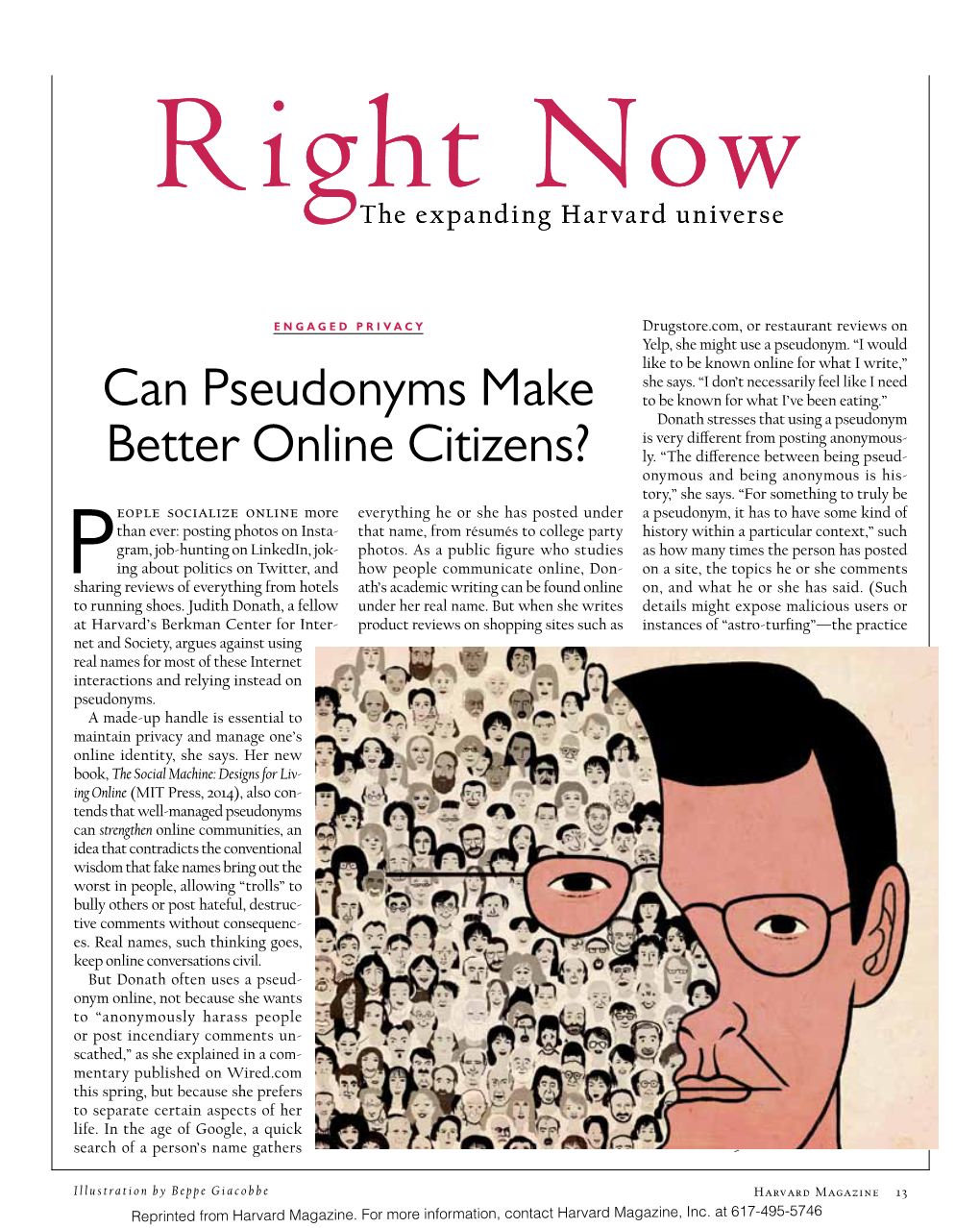 Can Pseudonyms Make Better Online Citizens?