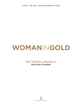 MASTER Woman in Gold 9 July