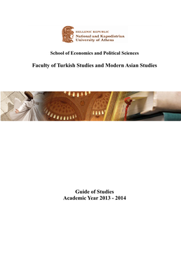 Guide of Studies 2013-2014 (Pdf)