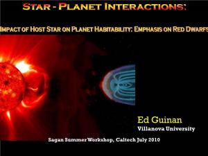 Planet-Star Interactions