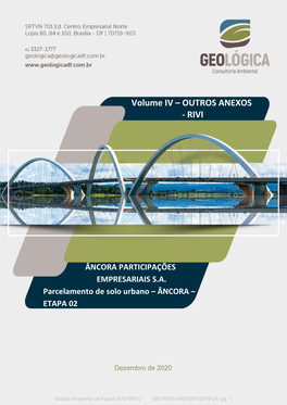 Estudo Ambiental De Fauna (51978891) SEI 00391-00005201/2019-29 / Pg