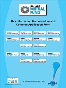 Common Application Form Mumbai – 400 021, India