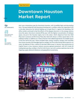 Downtown Houston Market Report