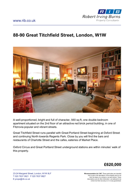 88-90 Great Titchfield Street, London, W1W