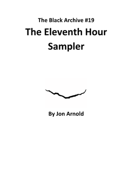 The Eleventh Hour Sampler