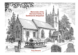 Memorials of the Danvers Family of Swithland & Shepshed
