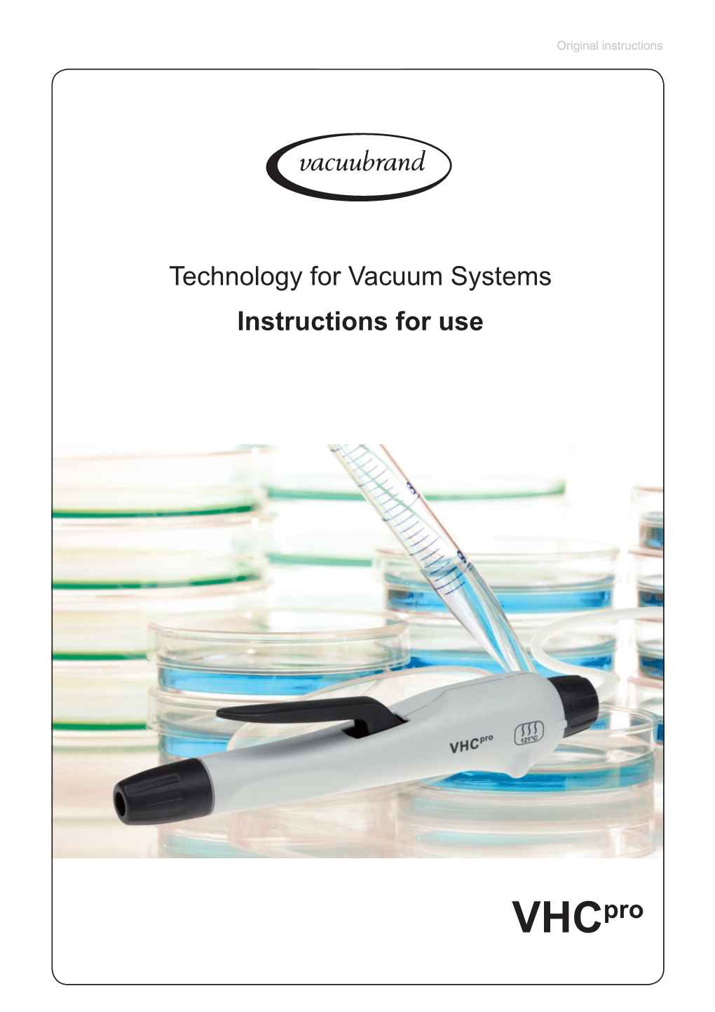 Vacuuhandcontrol Vhcpro with Adapters and Aspiration Hose Is Designated for Steam Sterilization at 121°C and 2 Bar Absolute (1 Bar Overpressure)