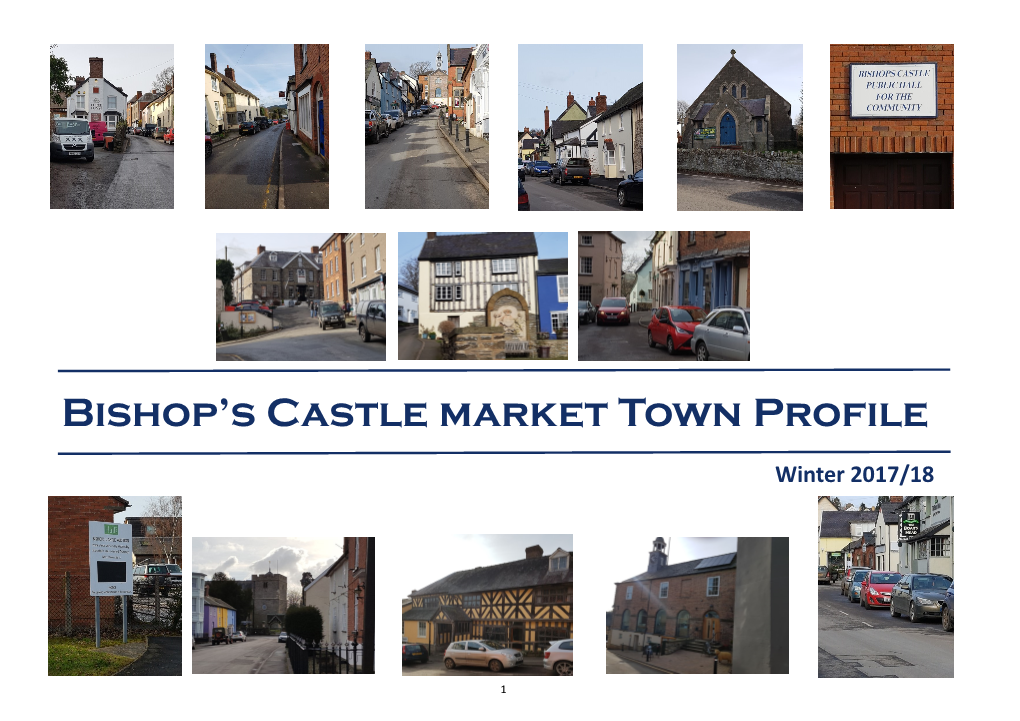 Bishop's Castle Market Town Profile