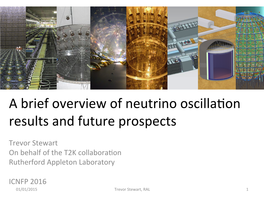 A Brief Overview of Neutrino Oscillabon Results and Future Prospects