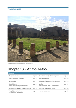 Chapter 3 - at the Baths