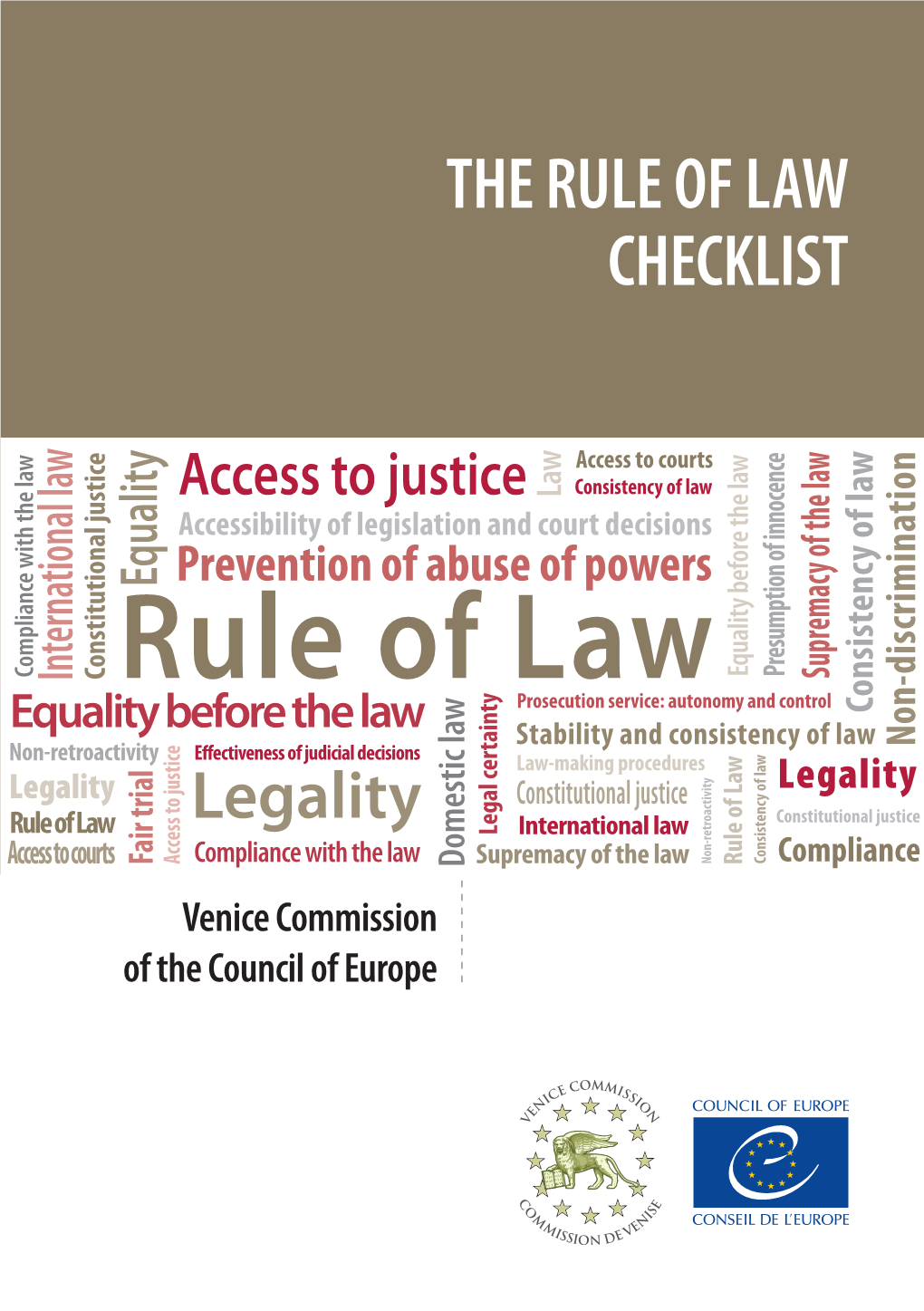 Venice Commission Rule of Law Checklist